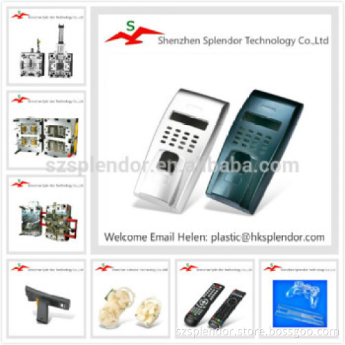 Plastic injection modling type plastic enclosure for electronic device